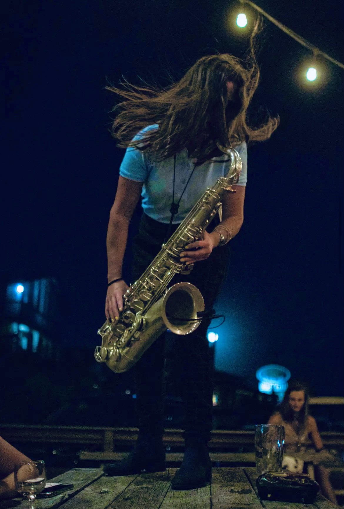 Right Image of Sam on Sax